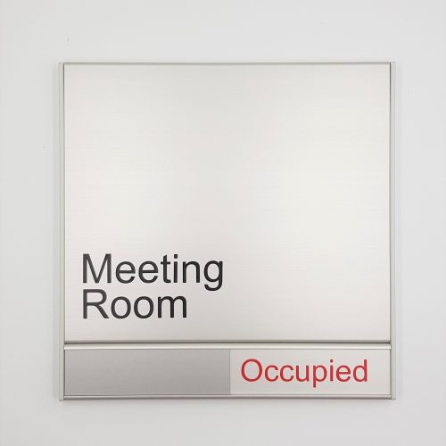 ALUMINIUM DOOR SIGN VACANT/OCCUPIED WITH ROOM NAME - Pronto Dynamic ...