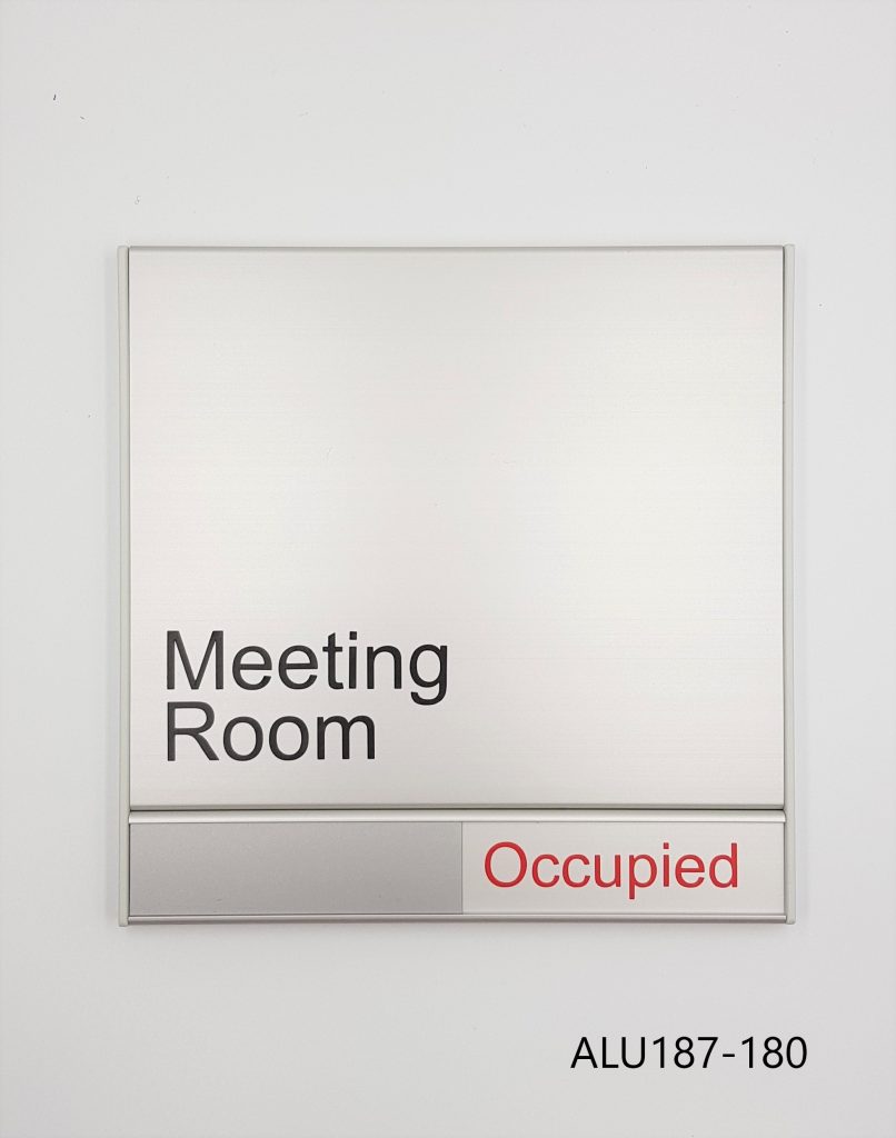 ALUMINIUM DOOR SIGN VACANT/OCCUPIED WITH ROOM NAME - Pronto Dynamic ...